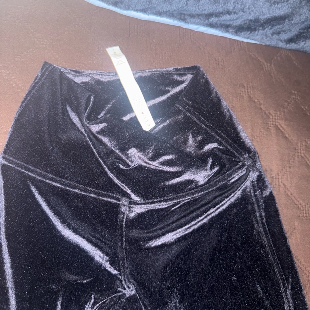 Elegant Black Velvet Skirt
